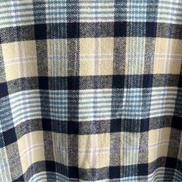 Women's Blair Blue Tan & White Plaid Coat - Picture 10 of 10